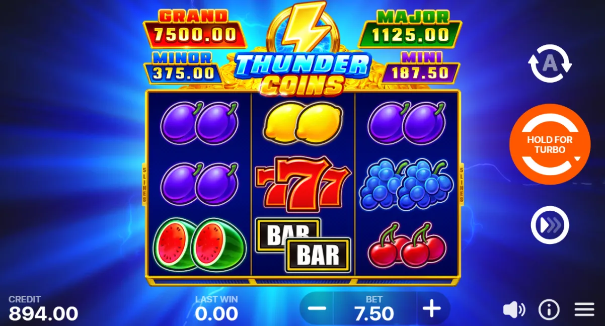 Thunder Coins demo